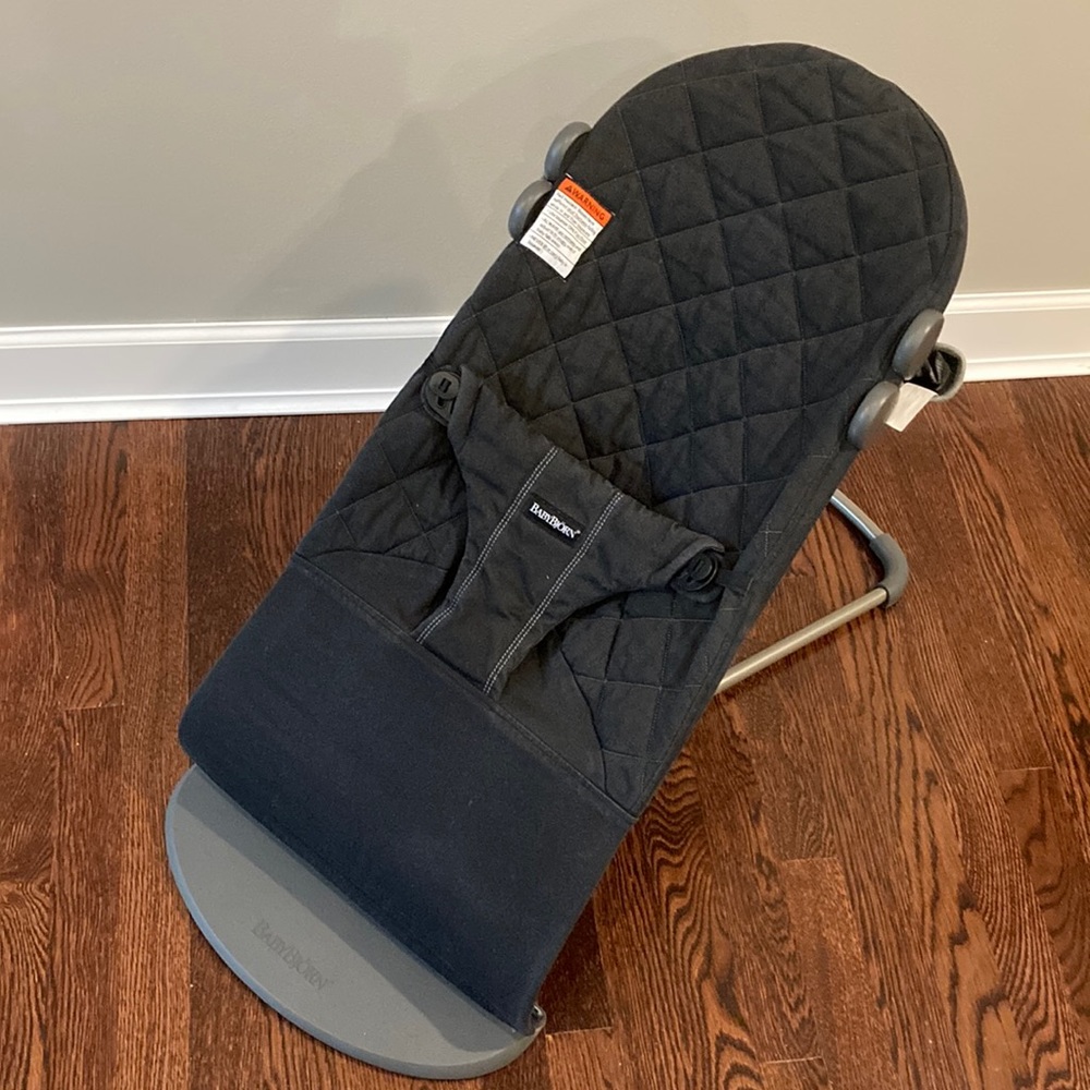 BabyBjörn Bouncer Bliss, Cotton, Black